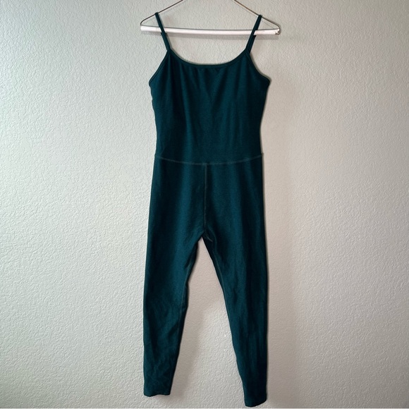 Beyond Yoga Spacedye Uplevel Midi Jumpsuit Size Large Turquoise Green Color - Picture 4 of 8